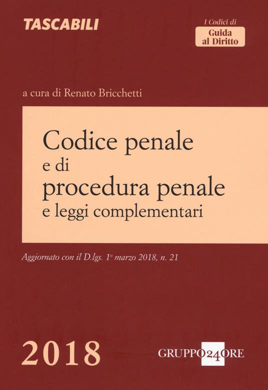 Codice penale e di procedura penale e leggi complementari - copertina