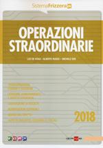 Operazioni straordinarie 2018