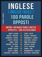 Inglese ( Inglese Facile ) 100 Parole - Opposti