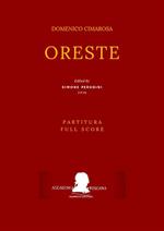 Oreste. Partitura full score