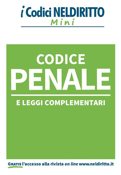 Codice penale e leggi complementari - copertina