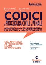 Codici di procedura civile e penale annotati con la giurisprudenza più recente e delle sezioni unite