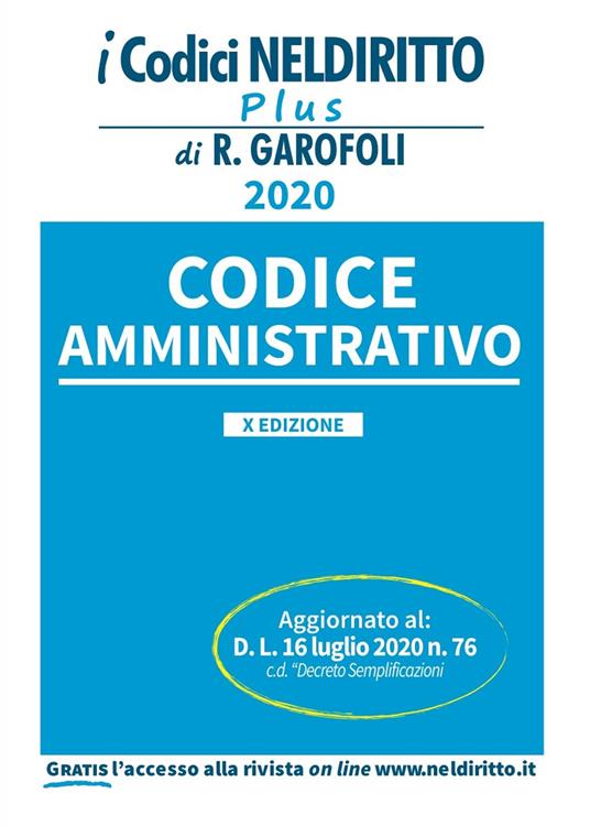 Codice amministrativo - copertina