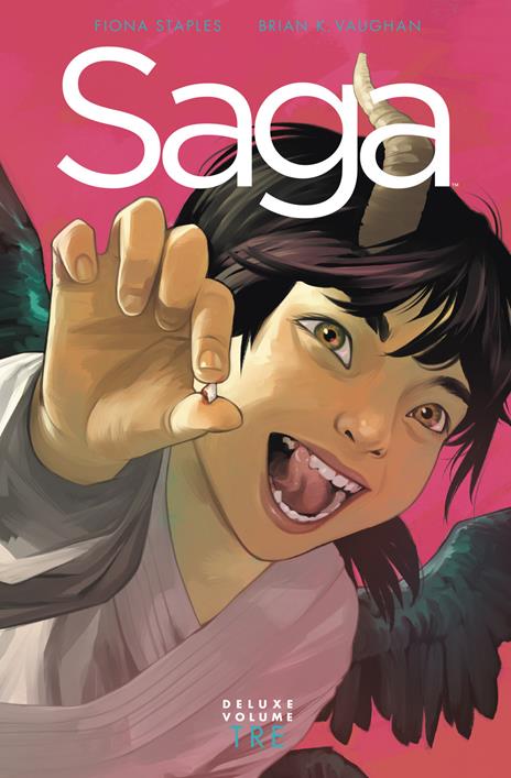 Saga deluxe. Vol. 3 - Brian K. Vaughan,Fiona Staples - copertina