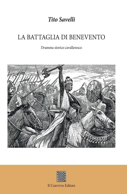 La battaglia di Benevento. Dramma storico cavalleresco - Tito Savelli - copertina