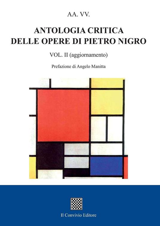 Antologia critica delle opere di Pietro Nigro. Vol. 2 - copertina