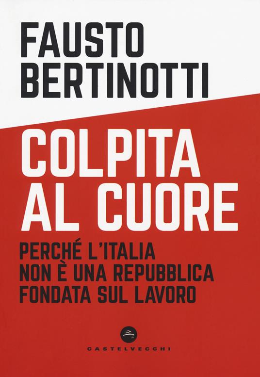 Colpita al cuore. Perché l'Italia non è una Repubblica fondata sul lavoro - Fausto Bertinotti - copertina