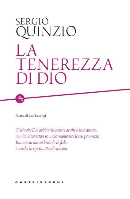 La tenerezza di Dio - Sergio Quinzio - copertina