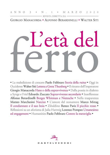 L' età del ferro (2020). Vol. 1 - AA.VV. - ebook