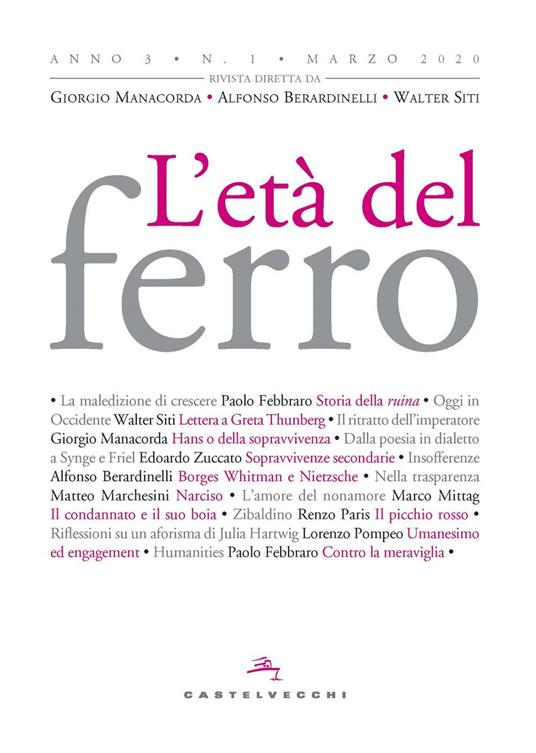 L' età del ferro (2020). Vol. 1 - AA.VV. - ebook