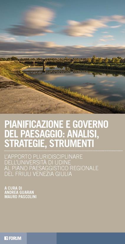 Pianificazione e governo del paesaggio: analisi, strategie, strumenti. L'apporto pluridisciplinare dell'Università di Udine al Piano paesaggistico regionale del Friuli Venezia Giulia - copertina