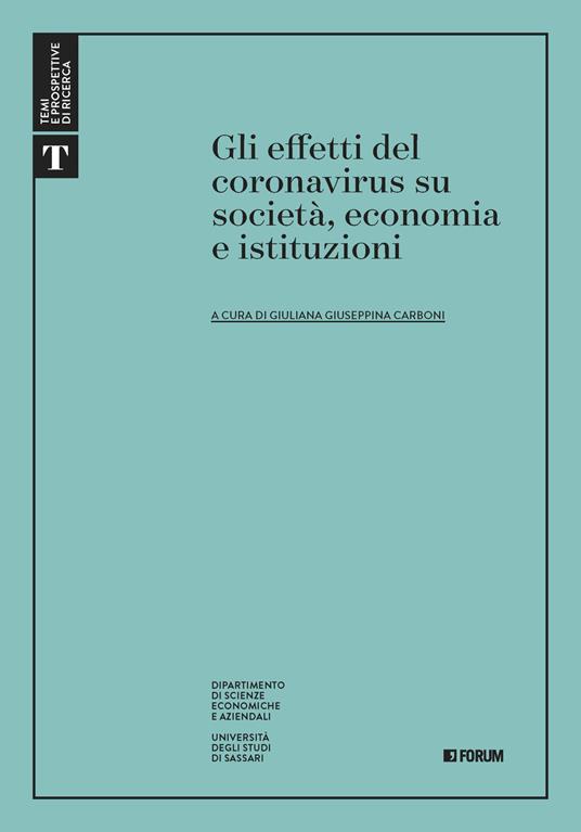 Gli effetti del Coronavirus su società, economia e istituzioni - copertina