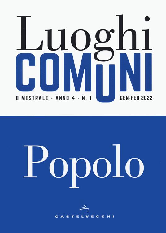 Luoghi comuni (2021). Vol. 3-4: Popolo - copertina
