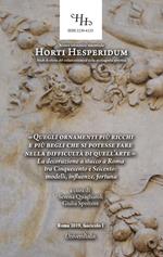 «Quegli ornamenti più ricchi e più begli che si potesse fare nella difficultà di quell'arte». La decorazione a stucco a Roma tra Cinquecento e Seicento: modelli, influenze, fortuna. Atti delle giornate di studi (Roma, palazzo Spada, 13-14 marzo 2018)