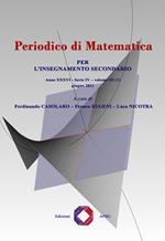 Periodico di matematica. Per l'insegnamento secondario (2021). Ediz. per la scuola. Vol. 3\1