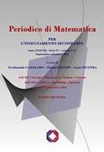 Periodico di matematica. Per l’insegnamento secondario (2023). Vol. 5/3: Supplemento settembre 2023. Parte seconda