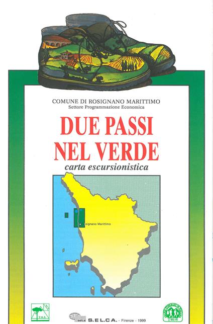 Due passi nel verde. Carta escursionistica 1:30.000 - copertina