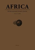 Africa. Rivista semestrale di studi e ricerche. Nuova serie (2019). Vol. 1/1