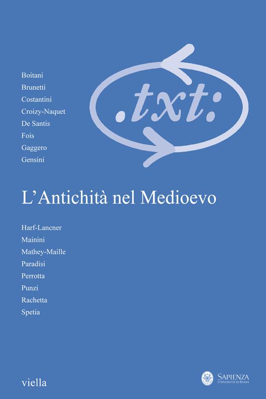 Critica del testo (2019). Vol. 3: antichità nel medioevo, L'. - copertina