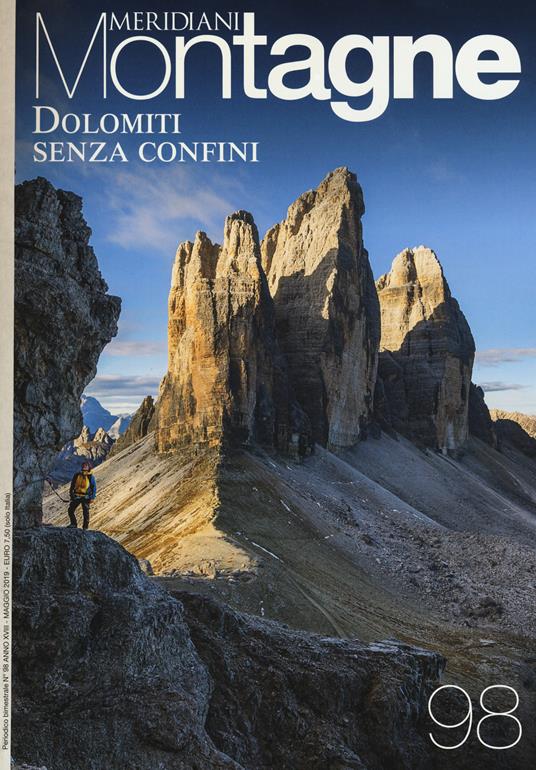 Dolomiti senza confini. Con Carta geografica ripiegata - copertina