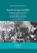 Punti d'incontro. Discipline giuridiche e umanistiche di fronte agli studi di genere. Giornate di riflessione promosse dal CUG dell'Università di Pisa