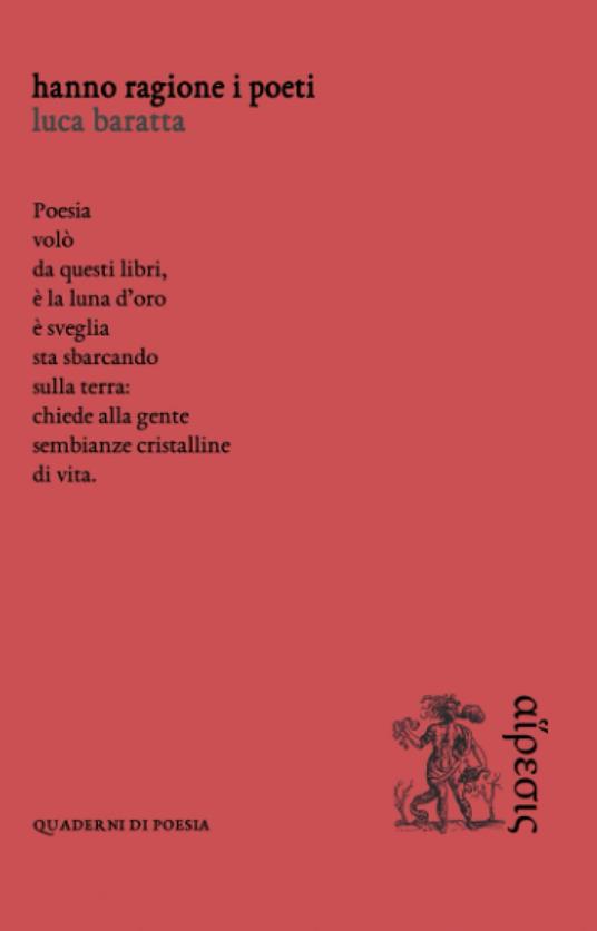 Hanno ragione i poeti - Luca Baratta - copertina