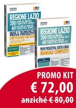 Kit concorso regione Lazio. 200 esperti e 60 assistenti del mercato e servizi per il lavoro categoria D e C. Manuale per la prova preselettiva scritta e orale-Quiz per la prova preselettiva