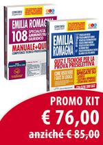 Kit concorso Regione Emilia Romagna: 108 specialista amministrativo giuridico. Manuale + quiz. Competenze tecnico-professionali-Quiz e tecniche per la prova preselettiva. Con espansione online. Con software di simulazione