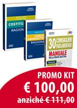 Kit 30 consiglieri parlamentari. Manuale per la prova selettiva-Costituzione ragionata-Codice amministrativo ragionato