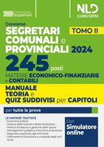 Concorso 245 segretari comunali e provinciali. Manuale teoria e quiz. Vol. 2