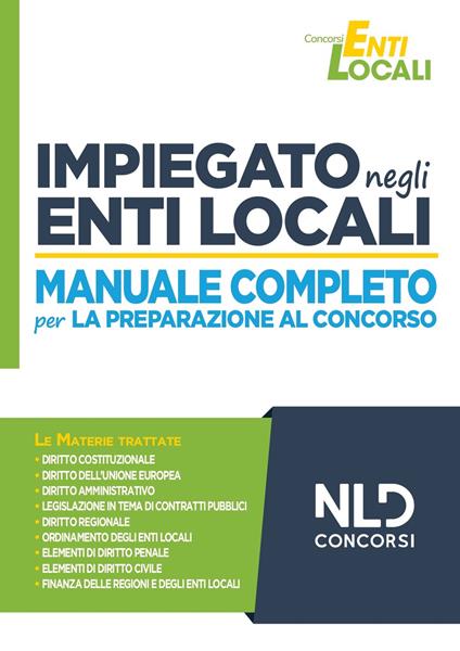 Impiegato negli Enti Locali. Manuale completo per la preparazione al concorso - copertina