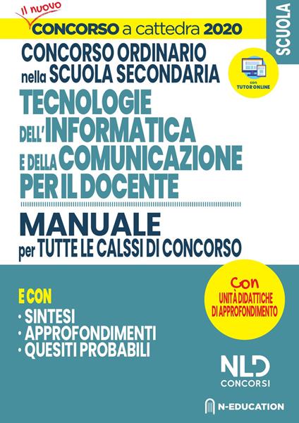 Concorso Scuola 2020. Manuale di Informatica per il docente per tutte le classi di concorso - copertina