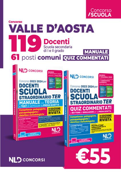 Concorso docenti Valle d'Aosta 2024: bandito concorso per 119 insegnanti -  Simone Concorsi