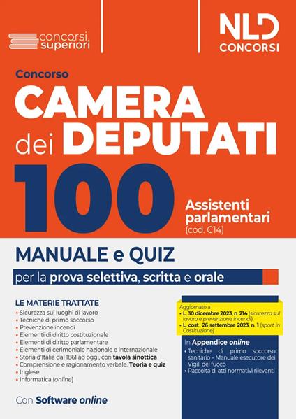 Concorso per 50 Assistenti Parlamentari Camera