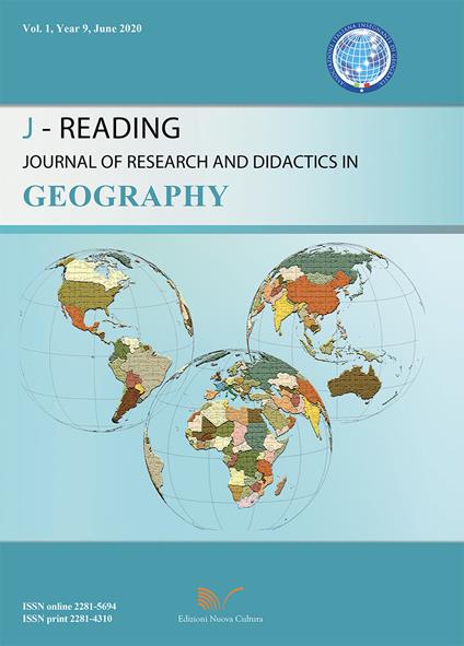 J-Reading. Journal of research and didactics in geography (2020). Vol. 1 - Gino De Vecchis - copertina