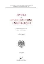 Rivista di studi bizantini e neoellenici (2021). Vol. 58