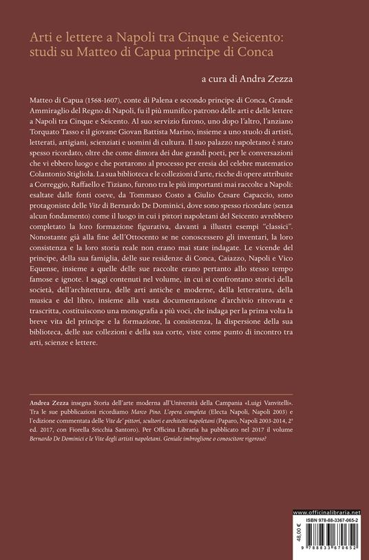 Arti e lettere a Napoli tra Cinque e Seicento: studi su Matteo di Capua Principe di Conca - 9