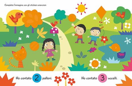 Colori. Grandi stickers. Con adesivi - Elizabeth Golding - 4