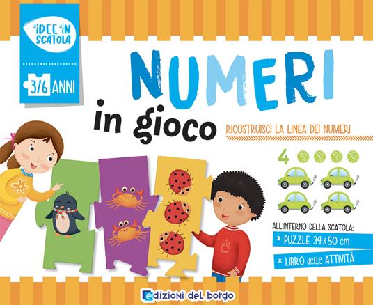 Numeri in gioco. Ediz. a colori. Con puzzle - Roberta Fanti - copertina