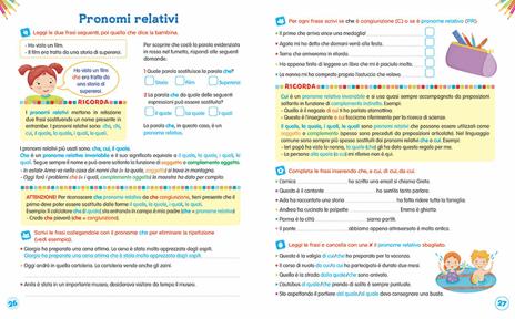 Imparo aggettivi, pronomi, preposizioni, avverbi, congiunzioni, esclamazioni. Tante attività e giochi per non sbagliare più! - 4