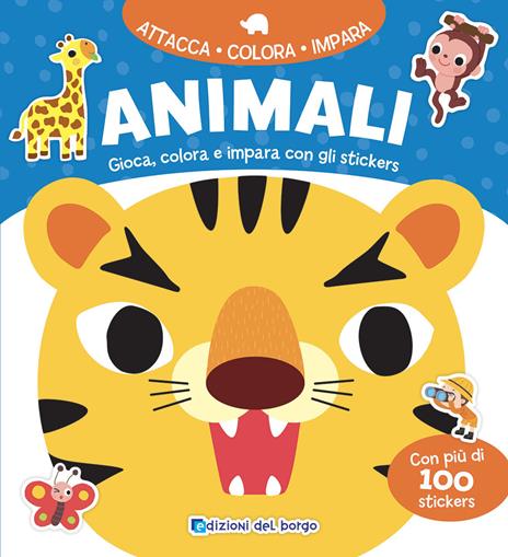 Stickers - Stickers animali con profili d'oro