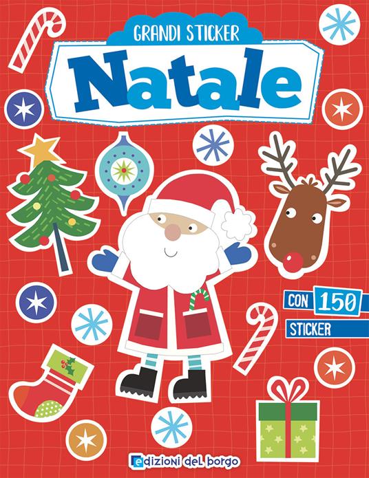 Natale. Grandi stickers. Con adesivi. Ediz. a colori - Jayne