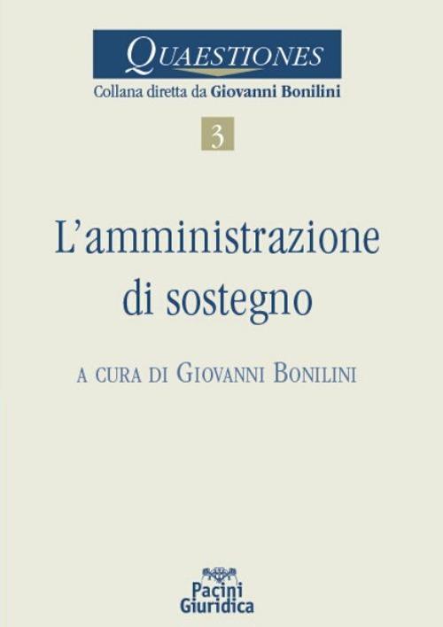 L' amministrazione di sostegno - Giovanni Bonilini - copertina