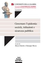 Governare l'epidemia: società, istituzioni e sicurezza pubblica