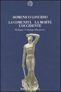 La comunità, la morte, l'Occidente - Domenico Losurdo - copertina