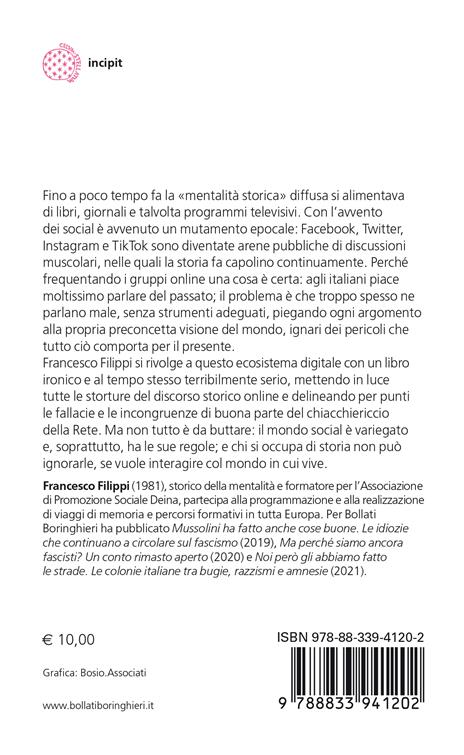 Guida semiseria per aspiranti storici social - Francesco Filippi - 2