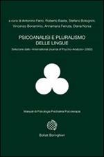 Psicoanalisi e pluralismo delle lingue