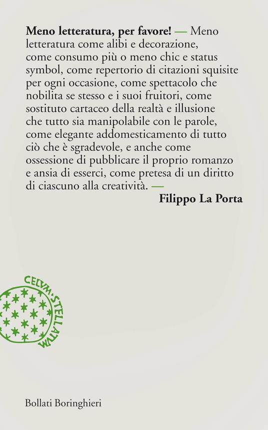 Meno letteratura, per favore! - Filippo La Porta - ebook