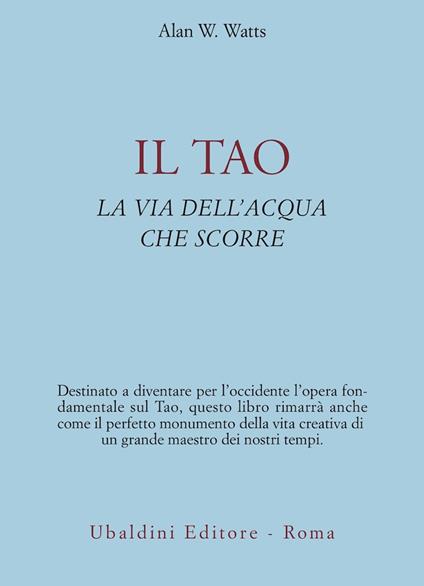 Il tao. La via dell'acqua che scorre - Alan W. Watts - copertina