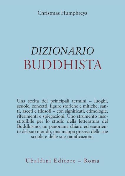 Dizionario buddhista - Christmas Humphreys - copertina